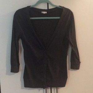 Gray cardigan
